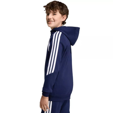 adidas Tiro 26 League Sweat Full Zip Hoodie for Kids Navy Blue KF3322