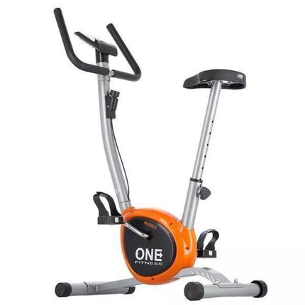 One Fitness RW3011 Silver-Orange Mechanical Bike