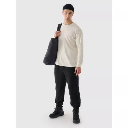 Men's oversize longsleeve with print 4F 4FRAW24TLONM507-83S