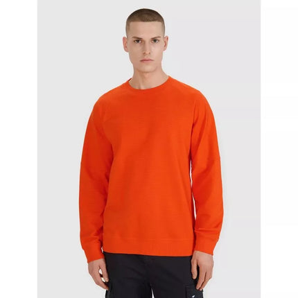 Men's sweatshirt without zipper and hood 4F 4FRSS25TSWSM2179-70S