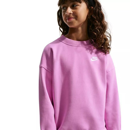 Nike Sportswear Club Fleece Kids' Sweatshirt Pink FD2923 503