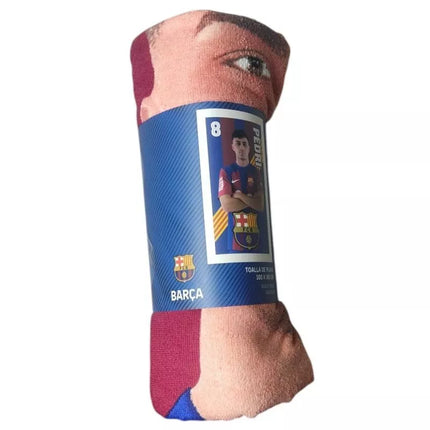 FC Barcelona Pedri paplūdimio rankšluostis iš mikropluošto 70X140 120010