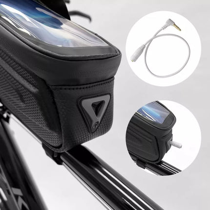 Wozinsky Bike Frame Bag with Phone Case 1.7L Black (WBB28BK)