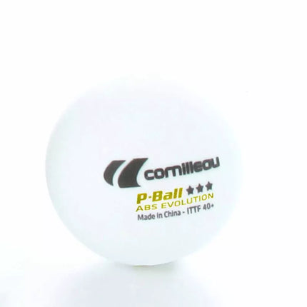 Cornilleau P-BALL ITTF stalo teniso kamuoliukai balti 3 vnt.