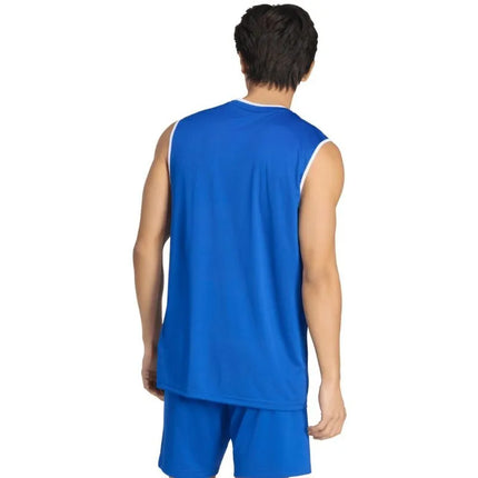 Men's adidas Entrada 26 Sleeveless Jersey Blue KB3931