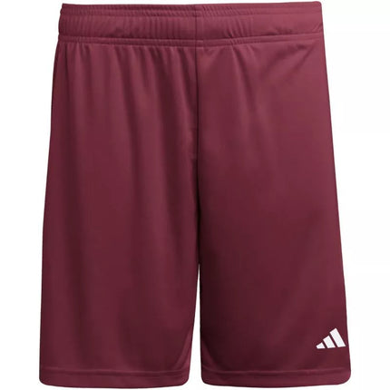 adidas Entrada 26 burgundy kids' shorts JZ6527