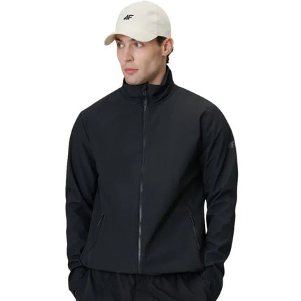 Vyriška „softshell“ striukė 4F M548, sodriai juoda 4FWSS26TSOFM548 20S