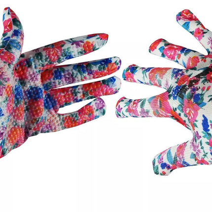 FLOWER GARDEN GLOVES SIZE 6/XS