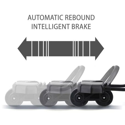KA10 BLACK ABS WHEEL AUTOMATIC WHEEL FOR EXERCISING THE ABDOMINAL MUSCLES WITH SUPPORT