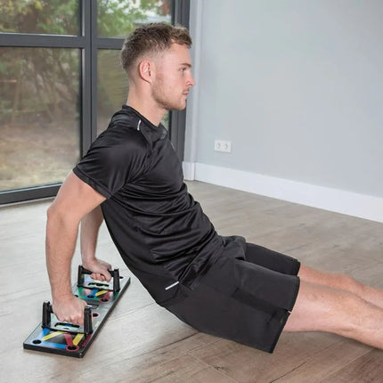 VIRTUFIT 12 viename atsispaudimų lenta su rankenomis