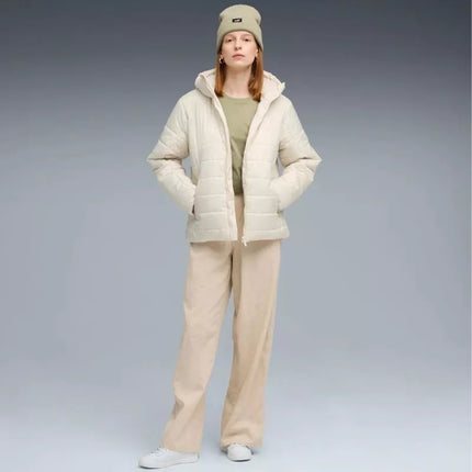 Puma ESS Hooded Padded Women's Jacket ecru 685231 87