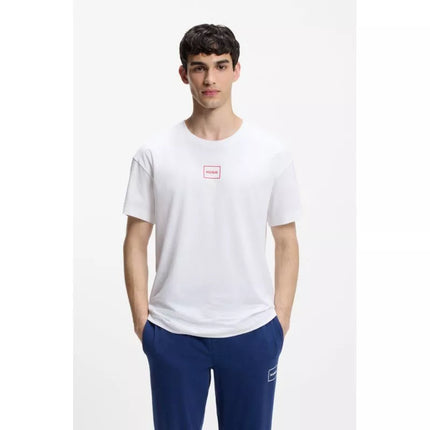 Hugo Loungewear Laze BIANCO Men's Sleep Shirt (50525236-101)