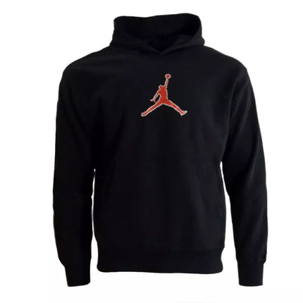 Vyrų Air Jordan Flight MVP Hoodis Juoda/Raudona - FN6352-010