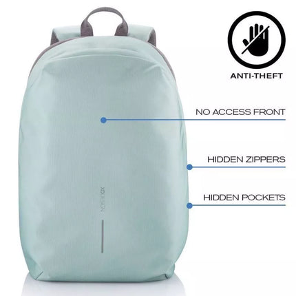 XD DESIGN ANTI-THEFT BACKPACK BOBBY SOFT GREEN P/N: P705.797