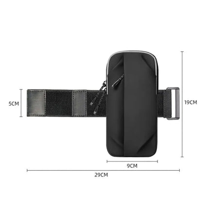 Wozinsky WSDB-B armband phone bag for running - black