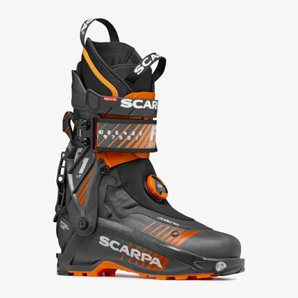 Scarpa F1 LT ski touring boots - carbon/orange