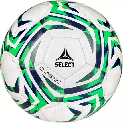 Klasikinis v25 baltas/žalias futbolo kamuolys