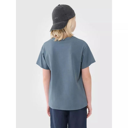 Berniukų oversize vienspalviai marškinėliai 4F 4FJWSS25TTSHM2324-46S
