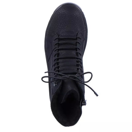 Rieker W R279B suomėti aulinukai, juodi