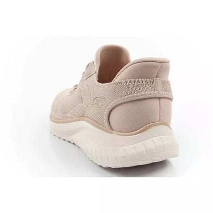 Skechers Bobs Squad Chaos SLIP-INS moteriški sportbačiai smėlio spalvos
