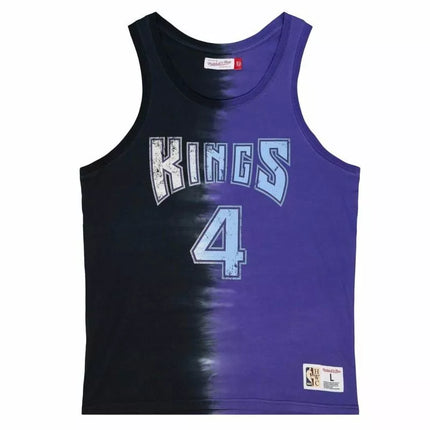 Mitchell & Ness NBA Sacramento Kings Chris Webber Medvilninis marškinėliai be rankovių su tie-dye raštu - TTNK3206-SKIYYCWEBKPR