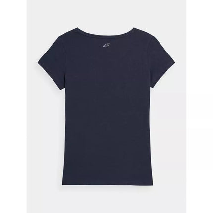Women's regular plain T-shirt 4F 4FMM00TTSHF731-30S