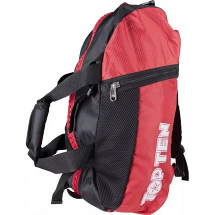 TOP TEN sports bag with backpack function Hexagon 55 cm x 29 cm x 27 cm