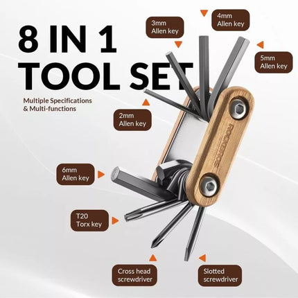 Rockbros 8-in-1 multi-tool