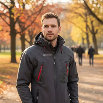 Geographical Norway Techno DB MEN 056 WU1060H/GN-DARK GRAY softshell striukė