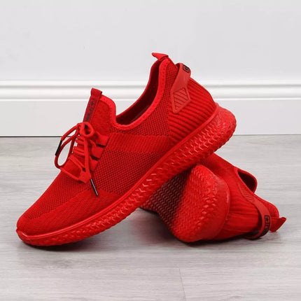 NEWS M EVE266B red textile sports shoes