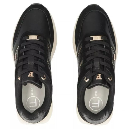 Women's leather shoes, sneakers, black Filippo DP7772