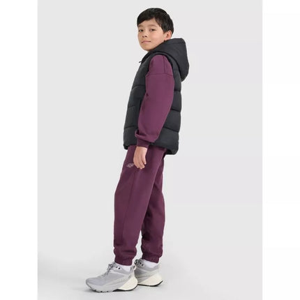 Children's down vest with synthetic filling 4F 4FJRAW25TVJAU331-20S
