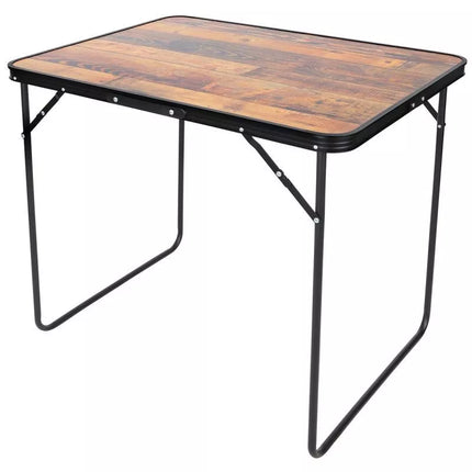 SULANKSTOMAS KEMPINGO STALAS 80X60X70CM MEDINIS