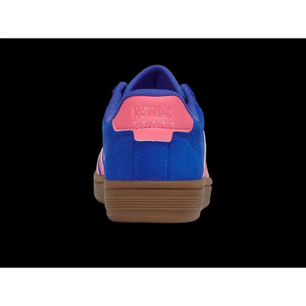 K-swiss COURT TIEBRK II SDE DAZZLING BLUE/PINK LEMONADE/GUM-M sportbačiai (99492-480-M)