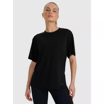 Moteriški oversize marškinėliai su modal 4F 4FRAW25TTSHF3408-20S