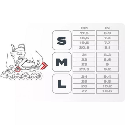 Riedučiai Meteor 4in1 Unicorn M 34-37 10145