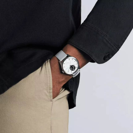 Withings Scanwatch 2 su EKG, širdies ritmo, SpO2, veiklos ir miego stebėjimu (42 mm, balta)