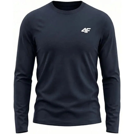 Men's 4F Longsleeve T-shirt M611 navy blue 4FWMM00TLONM611 31S