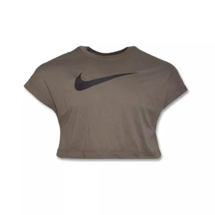 Moteriškas Nike Swoosh Sportinis Crop Top'as - AR3064-266