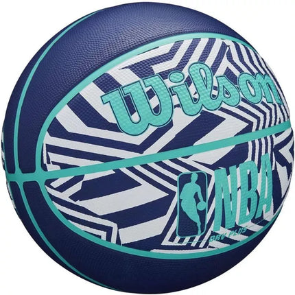 Krepšinio kamuolys NBA DRV PLUS DAZZLE CAMO INDIGO, 6 dydis, WILSON