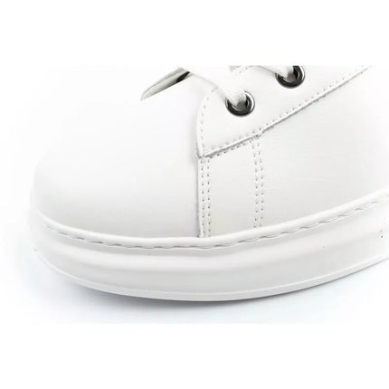 Karl Lagerfeld men's shoes sneakers Kapri natural leather white