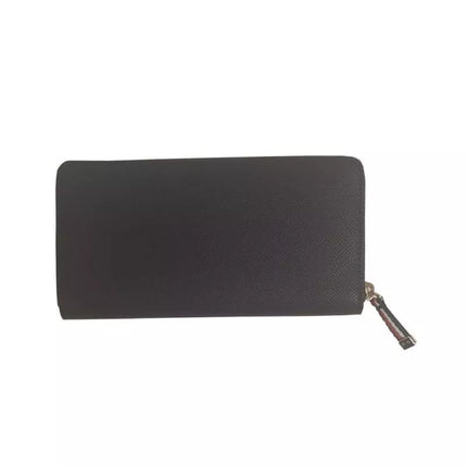 Tommy Hilfiger Saffiano didelė moteriška juoda piniginė - AW0AW08507-CJM