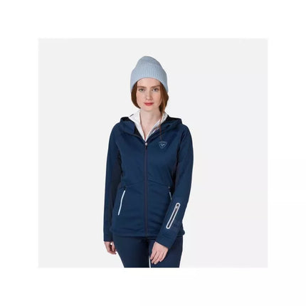 Rossignol Moteriška Softshell striukė su gobtuvu, tamsiai mėlyna