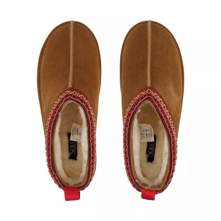 Moteriški odiniai Solo Soprani Couture klumpės/batai su kailiu Hugh Platform, šviesiai rudos spalvos, SSW421P22 51