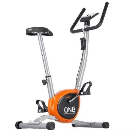 One Fitness RW3011 Silver-Orange Mechanical Bike