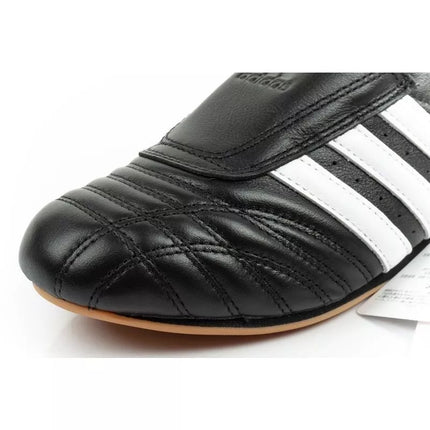 Adidas Women's Taekwondo Sports Shoes Black Leather Slip-On