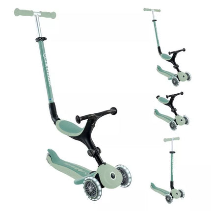 Globber Go•Up Active Lights Ecologic Jr 745-505 paspirtukas su sėdyne