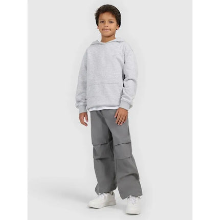 Boy's sweatshirt with hood, open, 4F 4FJWMM00TSWSM1860-25M