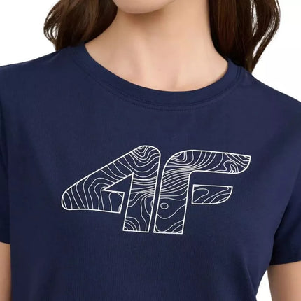Women's T-shirt 4F F3309 navy blue 4FWMM00TTSHF3309 31S