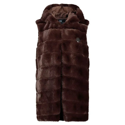 Geographical Norway Women's Fleece Uphemere Dark Brown Db Lady 0136 Dark brown (WZ6797F/GN-Dark brown)